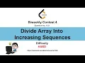 1121 Divide Array Into Increasing Sequences Biweekly Contest 4