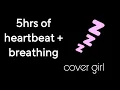 Lagu sleeping on your gf’s chest [heartbeat][sleep aid][5 HRS][soft breathing][sleeping sounds][asmr gf]