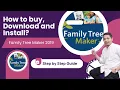 Family Tree Maker 2019 How to Purchase Download Install Step-by-Step Guide