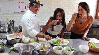 How to make ceviche taught by a real Peruvian chef