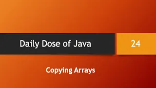 Daily Dose of Java -