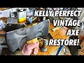 Vintage Kelly Perfect Double Bit Axe Restoration