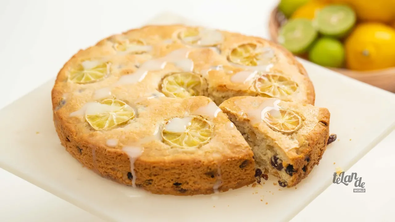 Lime Raisin Cake