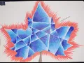 Maple Leaf 50 Shades of Blue Colouring Final Part 3