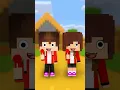 JJ x JJ sister up down left right🤣😂 #shorts #minecraft #maizen