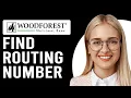 How To Find Routing Number Woodforest Online How To Check My Woodforest Routing Number Online
