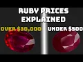 How much does a Ruby cost A basic guide to Ruby grading and wholesale valuation