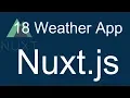18 Nuxt JS beginner tutorial - Start weather app project