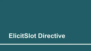ElicitSlot Directive Part - 26 Create custom Alexa skill using AWS Lambda function