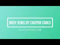 Body Jewelry Coupon Code How To Use Body Jewelry Promo Code