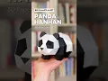 Panda Hanhan 3D Paper craft Unboxing ORIGAMIPLANET DIY 3D Origami Animal Paper Sculptrue