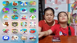 😃 Emoji Puzzle Level 17➡️26, My Talking Tom, DOP 🎮 Muội Vlog 1296 - QBWIF