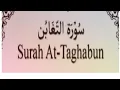 Download Lagu Surah At-Taghabun Recitation by Sheikh Saud Al-Shuraim with Urdu Translation by Fateh Muhammad.