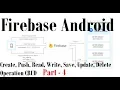 80 Android Firebase Database Example 4 Create Push Read Write Save Edit Update Delete CRUD