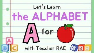 Let S Learn The Alphabet Letters And Vocabulary Words 