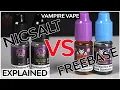 Freebase vs Nic Salt E-Liquids Explained
