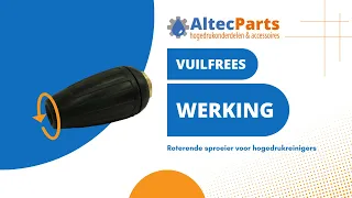 50 Effectiever Reinigen met onze Roterende Nozzle - Altec Parts