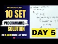 Class 10 Programming solution Readmore Publication Set 4 Last Batch Part 5