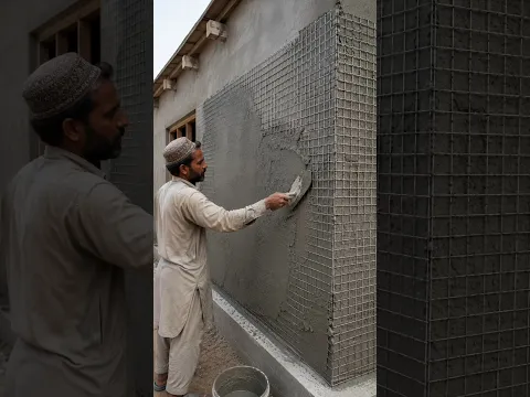 ईंटों से घर बनाने का झंझट हुआ खत्म 😯 #nets #house