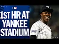 RAIN OR SHINE Jazz Chisholm Jr sends his first homer out of Yankee Stadium