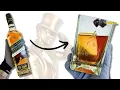 Custom Whiskey Glass From a Johnny Walker Green Label Bottle
