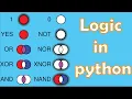 10 Logic with if elif and else in python