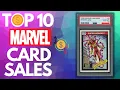 Top 10 Marvel Card Sales 1990 Marvel Universe Battle Marvel Card Collecting Investing