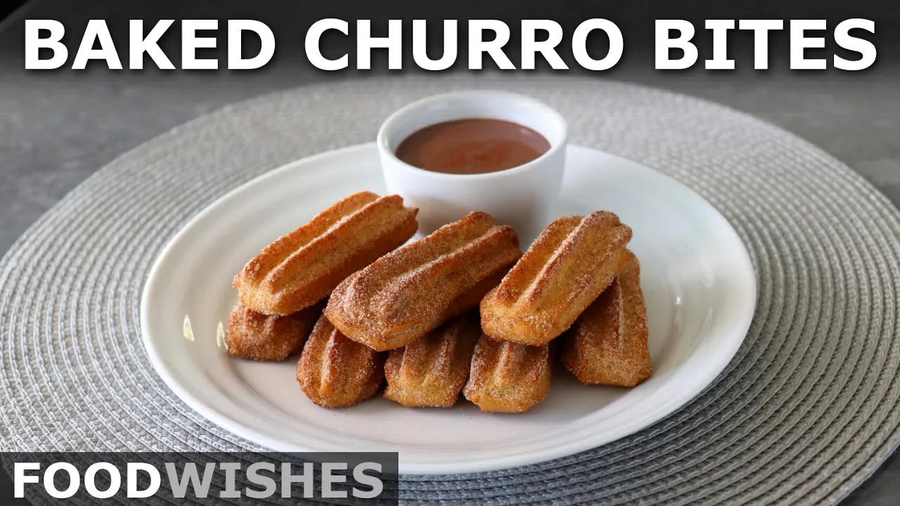 Baked Churro Bites - Easy No-Fry Churros - Food Wishes