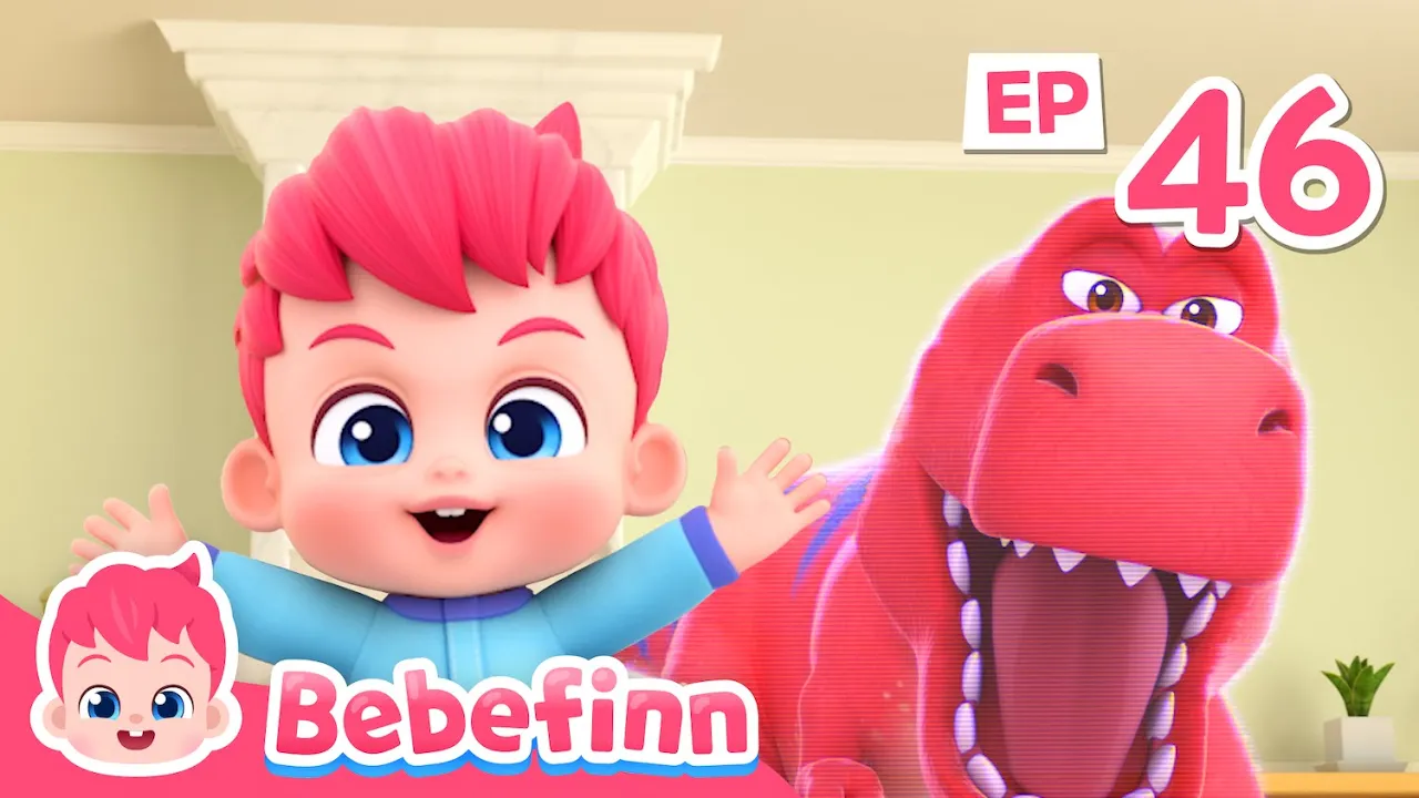 T-rex π¦ Roar! | EP46 | Bebefinn Dinosaur Songs for Kids | Nursery Rhymes & Kids Songs T-rex π¦ Roar! | EP46 | Bebefinn Dinosaur Songs for Kids | Nursery Rhymes & Kids Songs