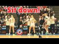 HILARIOUS Caitlin Clark COACHING Sophie Cunningham Told her to Sit Down during Fever vs Sky