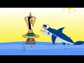 Download Lagu Kartun lucu - Cewek beol vs Bapak hiu