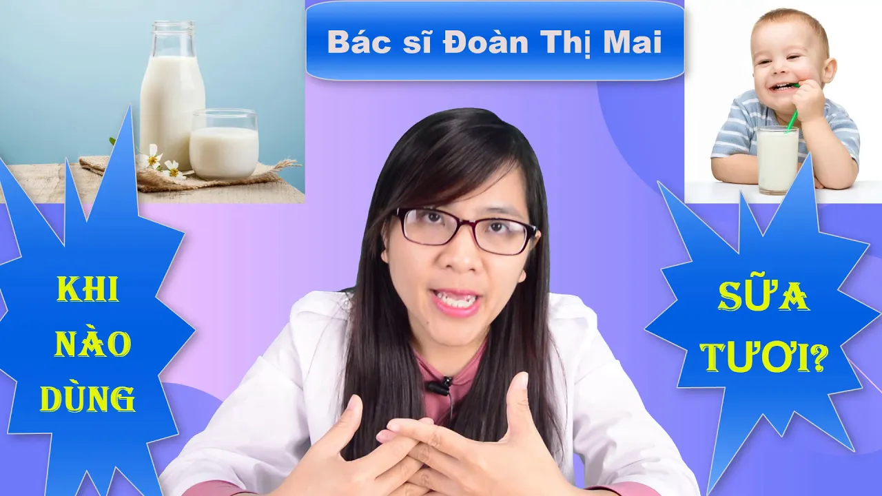 Outline Video Bé nên uống sữa tươi từ khi nào?