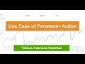 Use Case of Parameter Actions in Tableau Tableau Tutorial