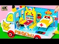 Download Lagu How To Make Miniature Pikachu Hospital ⚡ Pokémon Ambulance 🚑 DIY Doctor Set from Clay, Cardboard