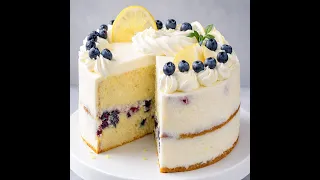 Torta de Arándanos y Limón