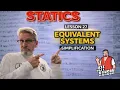 Statics Lesson 27 - Equivalent Systems Simplification Burrito Force