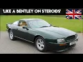 The Last Real Aston Martin British Excess At Its Best - The Virage