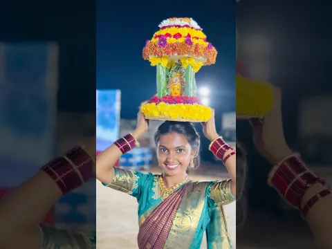 Bathukamma🙏🏻😍#shorts #bathukamma #charanspy #trending #telangana