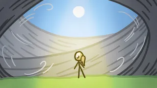 inside the sunny center of a hurricane
