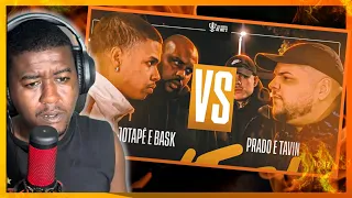 Jhony REACT - JOTAPÊ E BASK X PRADO E TAVIN - Primeira Fase ( Deu Red Jota😅☠️ )
