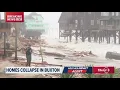 Download Lagu Multiple houses collapse on the Outer Banks ahead of hurricane impacts