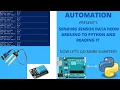 HOW TO SEND SENSOR VALUE S TO PYTHON FROM ARDUINO