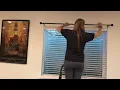 How to install Hotozon bronze curtain rods