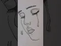 Download Lagu How to draw a sad girl face #drawing #sadgirl #shorts