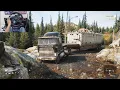 Download Lagu Transporting an oversized construction trailer - SnowRunner | Logitech g29 gameplay
