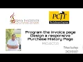 WP1 PROJECT 35 Design a responsive Purchase History Page