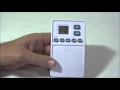 Utilitech Digital Wall Switch Timer How to program for a one time off