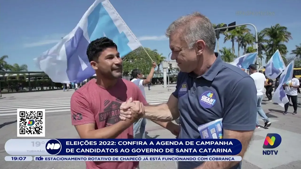 Confira a agenda dos candidatos ao governo do estado de SC