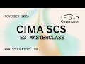 CIMA SCS Nov 25: Cewmlator - E3 Masterclass