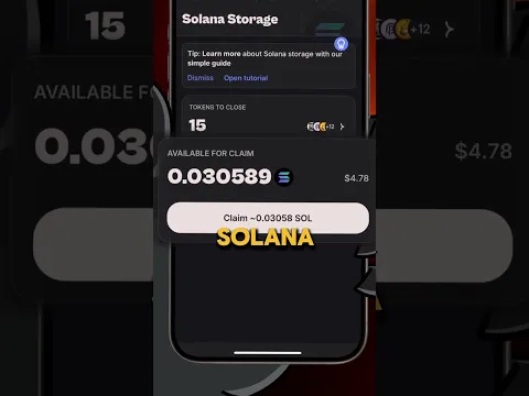 How to get SOL back? | Solana Storage Guide